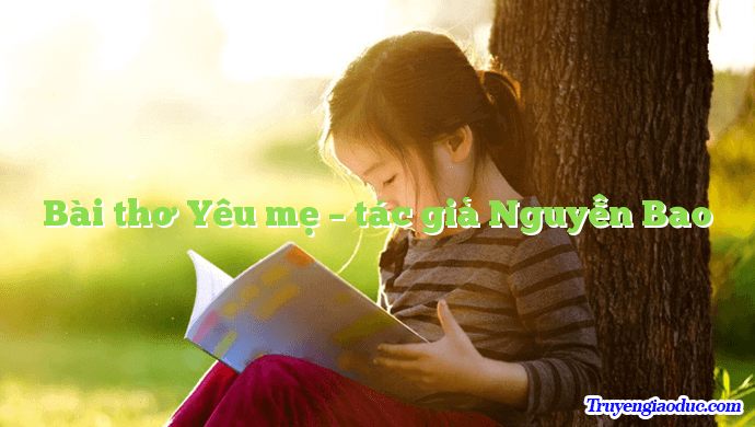 Bài thơ Yêu mẹ – tác giả Nguyễn Bao