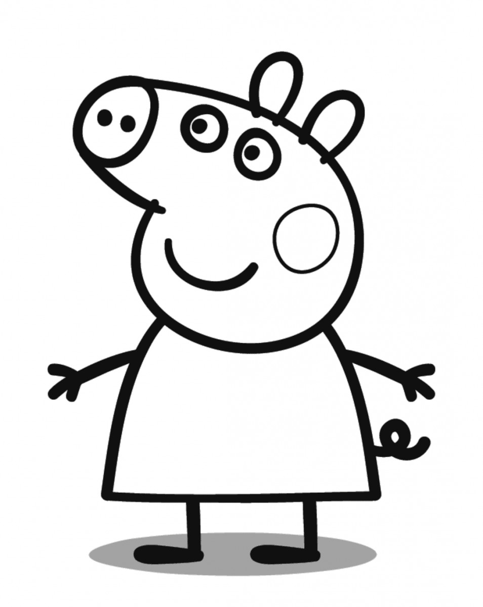 246 trang mau pig peppa pig hoat hinh de thuong 10 - 246+ trang màu Pig Peppa Pig hoạt hình dễ thương