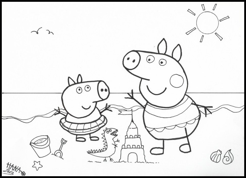 246 trang mau pig peppa pig hoat hinh de thuong 43 - 246+ trang màu Pig Peppa Pig hoạt hình dễ thương