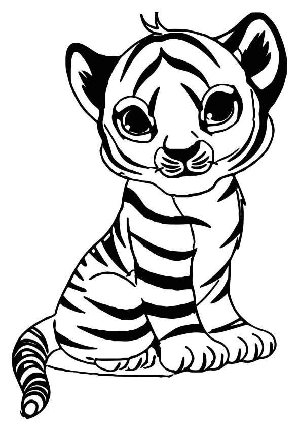45 tranh tô màu con hổ dễ thương ngộ nghĩnh cho bé 1 - 45+ tranh tô màu con hổ dễ thương ngộ nghĩnh cho bé