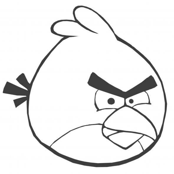 50 bức tranh tô màu Angry Birds đẹp nhất cho bé 17 - 50+ tranh tô màu Angry Birds đẹp nhất cho bé
