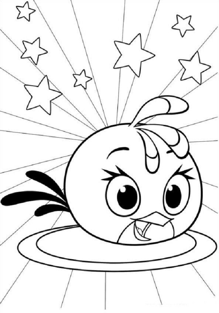 50 bức tranh tô màu Angry Birds hay nhất cho bé 25 - 50+ tranh tô màu Angry Birds hay nhất cho bé