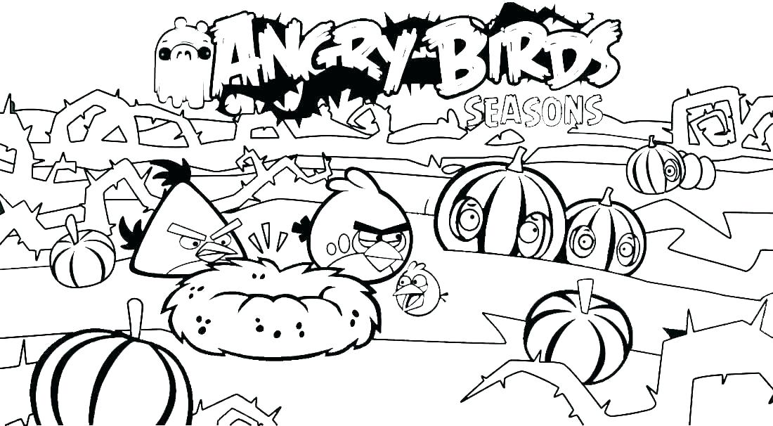 50 bức tranh tô màu Angry Birds đẹp nhất cho bé 28 - 50+ tranh tô màu Angry Birds đẹp nhất cho bé
