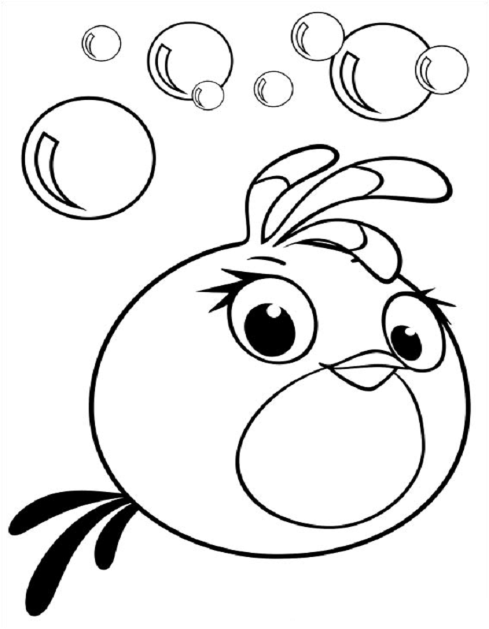 50 bức tranh tô màu Angry Birds đẹp nhất cho bé 5 - 50+ tranh tô màu Angry Birds đẹp nhất cho bé