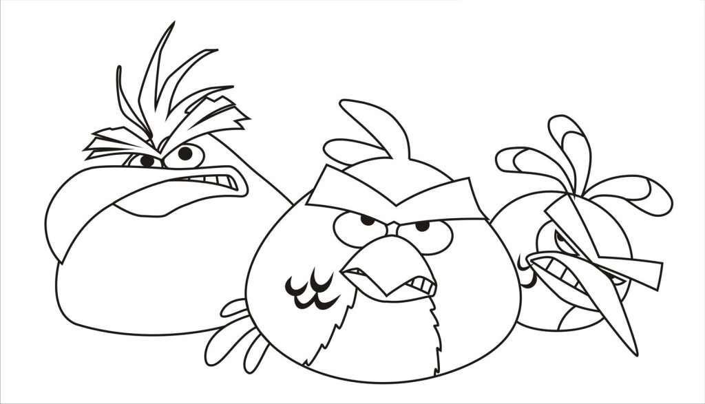 50 bức tranh tô màu Angry Birds đẹp nhất cho bé 6 - 50+ tranh tô màu Angry Birds đẹp nhất cho bé