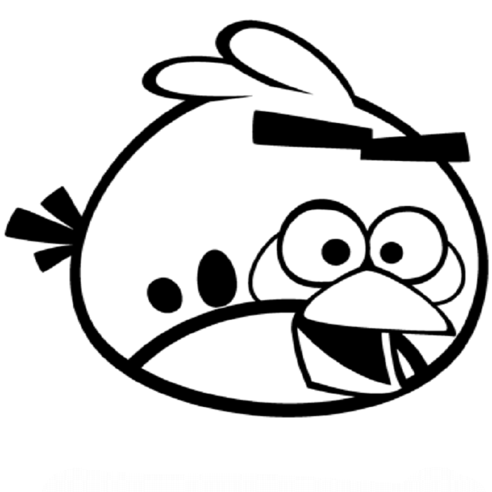 50 bức tranh tô màu Angry Birds đẹp nhất cho bé 9 - 50+ tranh tô màu Angry Birds đẹp nhất cho bé