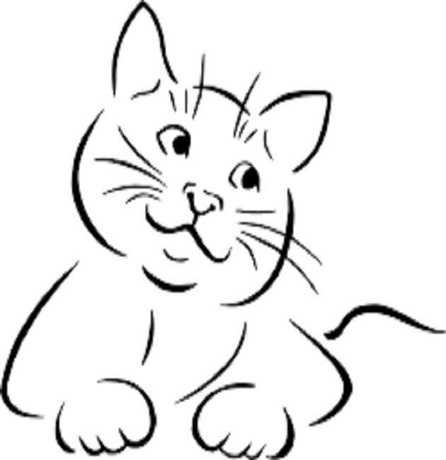 50 buc tranh to mau con meo de thuong 17 - 50+ bức tranh tô màu con Mèo dễ thương