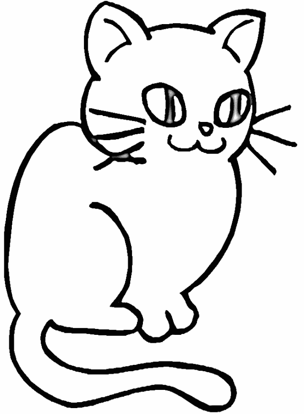 50 buc tranh to mau con meo de thuong 6 - 50+ bức tranh tô màu con Mèo dễ thương