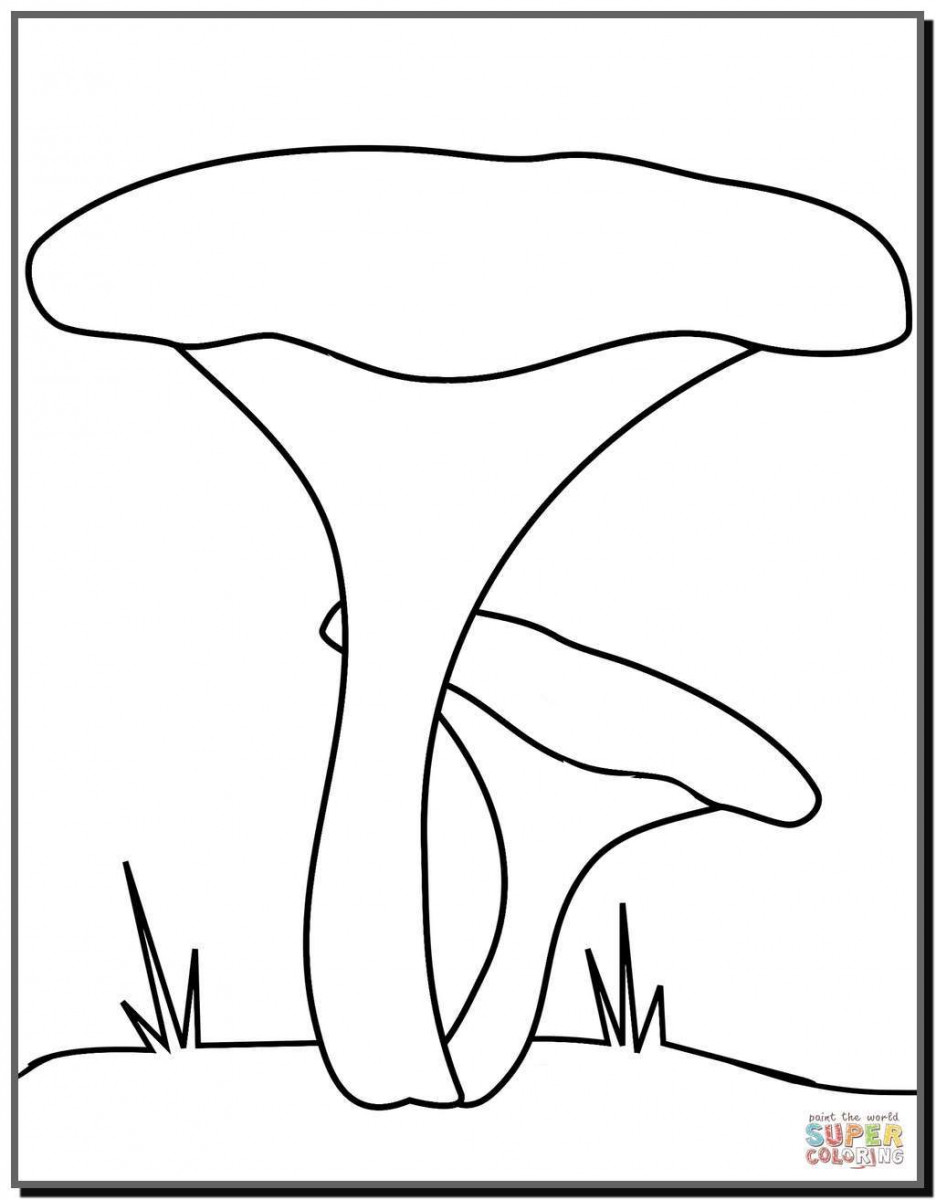 big picture to be hot and spicy for children to be 37 - Collection of colorful mushroom coloring pictures for kids