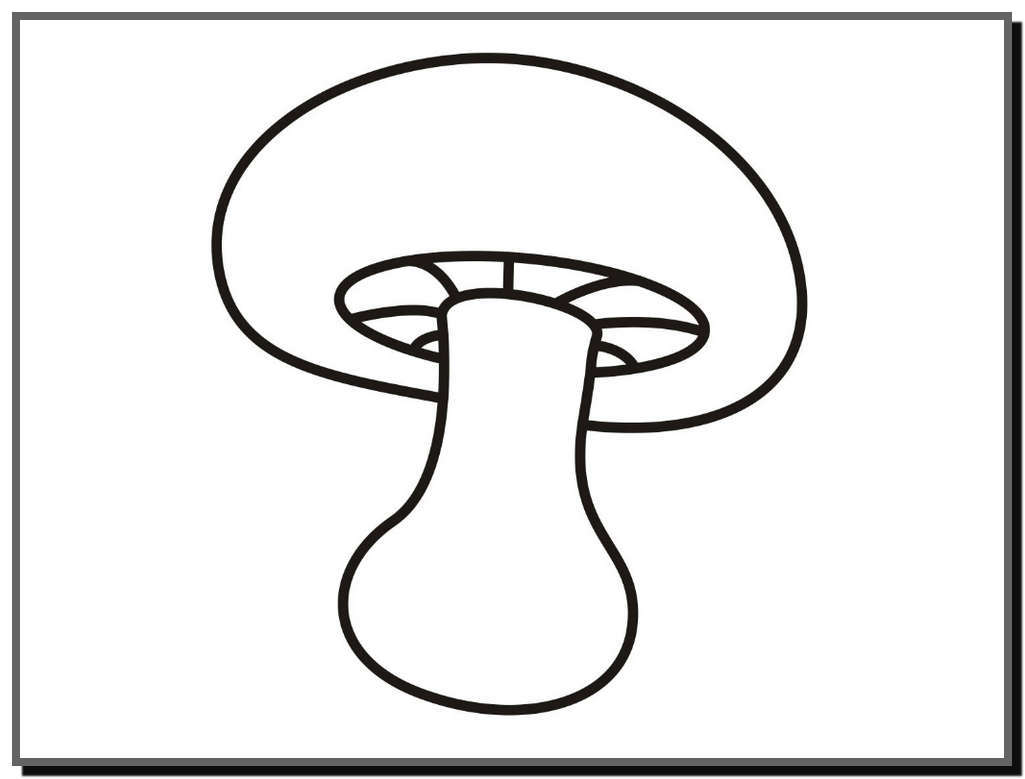 big picture to be hot and spicy for children to be 7 - Collection of colorful mushroom coloring pictures for kids