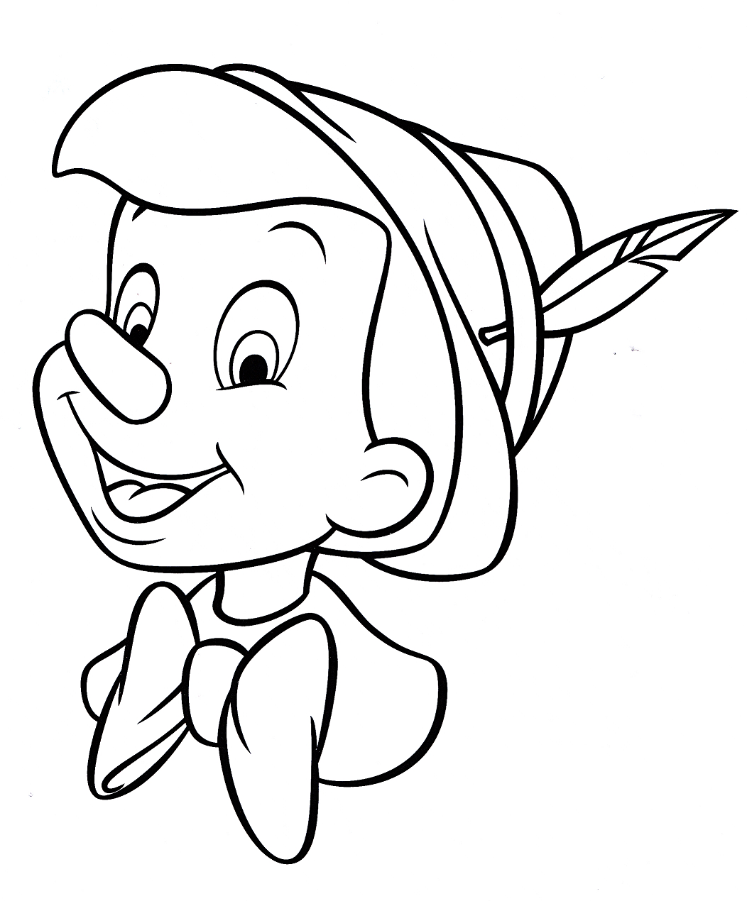 Tranh tô màu Pinocchio cho bé đẹp nhất - Tuyển tập tranh tô màu Cậu Bé Người Gỗ Pinocchio đẹp nhất cho bé