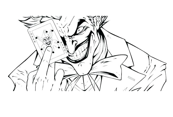 Tổng hợp tranh tô màu Joker đẹp nhất dành cho bé | Truyện giáo dục