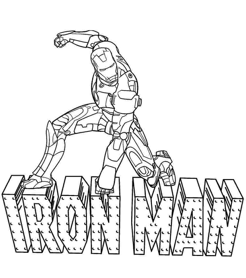 tong hop tranh to mau nguoi sat iron man dep nhat danh cho be 5 - Tổng hợp tranh tô màu Người Sắt Iron Man đẹp nhất dành cho bé