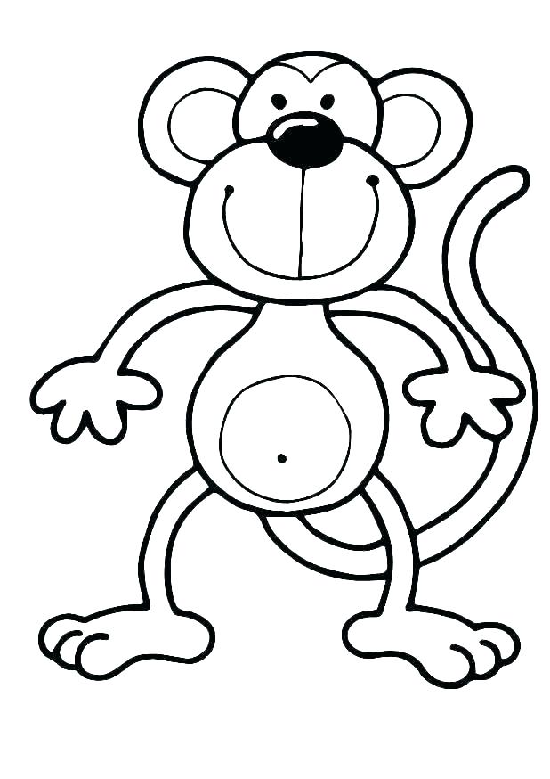 Top tranh tô màu con khỉ khi 18 được yêu thích nhất - Top tranh tô màu con khỉ được bé yêu thích nhất
