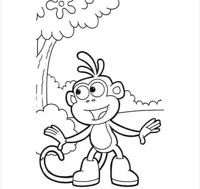 Top tranh tô màu con khỉ được bé yêu thích nhất 19 - Top tranh tô màu con khỉ được bé yêu thích nhất