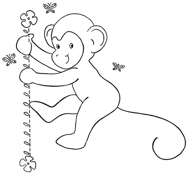 Top tranh tô màu con khỉ khi lớn được bé yêu thích 23 - Top tranh tô màu con khỉ được bé yêu thích nhất
