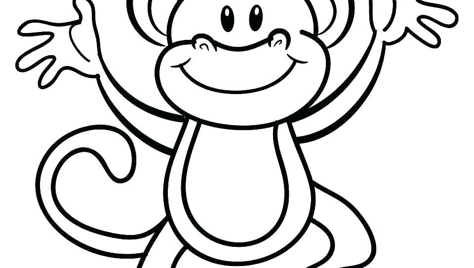 Top tranh tô màu con khỉ khi lớn được yêu thích nhất 33 - Top tranh tô màu con khỉ được bé yêu thích nhất