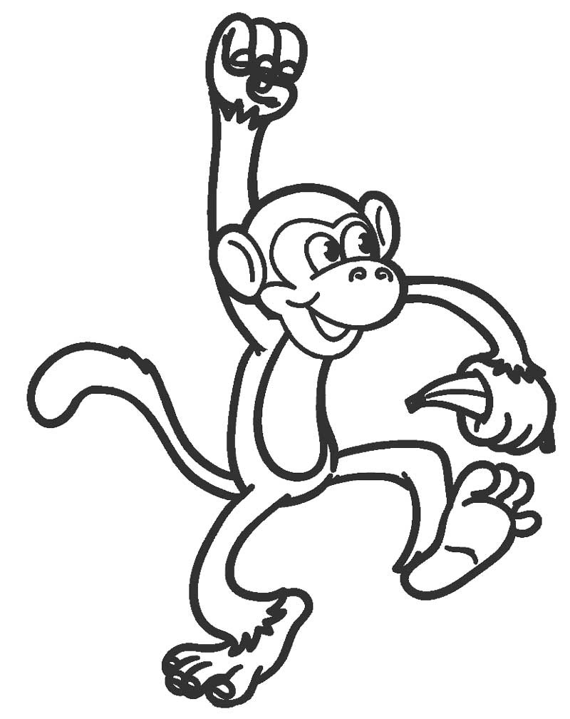 Top tranh tô màu con khỉ khi lớn được bé yêu thích 39 - Top tranh tô màu con khỉ được bé yêu thích nhất