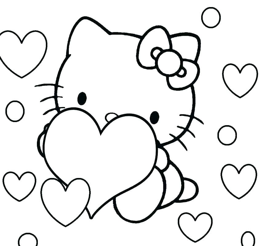 tron bo tranh to mau hello kitty dep de thuong nhat 18 - Trọn bộ tranh tô màu Hello Kitty đẹp, dễ thương nhất