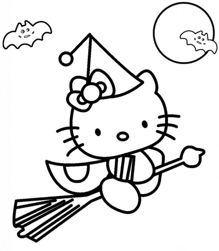 tron bo tranh to mau hello kitty dep de thuong nhat 33 - Trọn bộ tranh tô màu Hello Kitty đẹp, dễ thương nhất