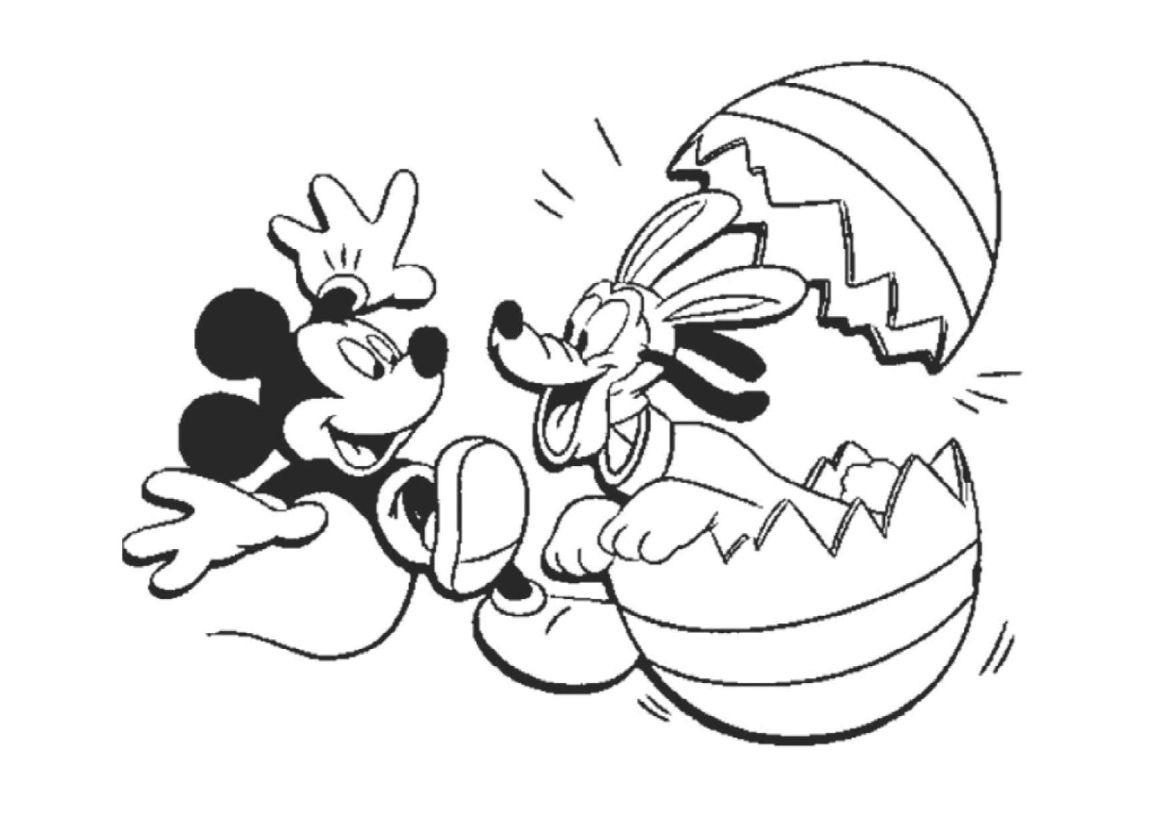 Chuột Mickey đang yêu dep 19 - Tổng hợp tranh tô màu chuột Mickey cực đáng yêu và đẹp mắt