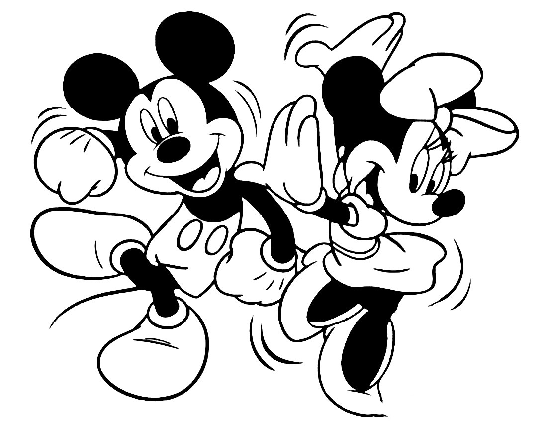 Chuột Mickey đang yêu dep 31 - Tuyển tập tranh tô màu chuột Mickey đáng yêu cực đẹp