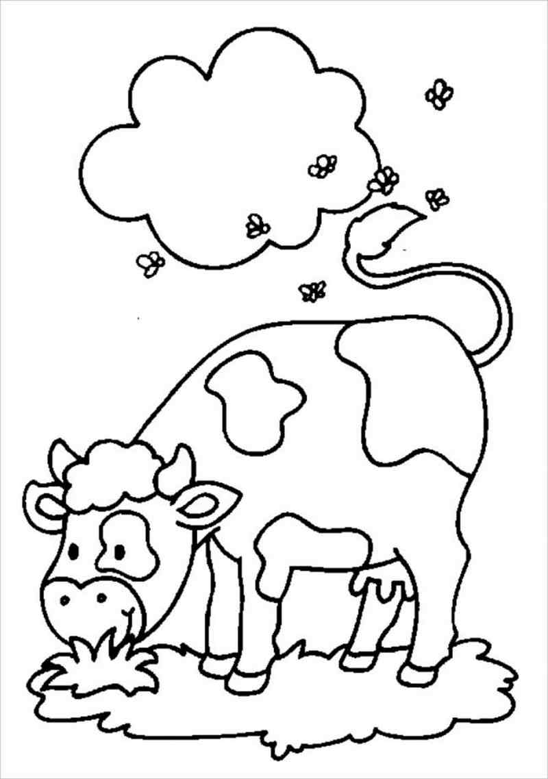 tuyen tap tranh to mau con bo cho be thoa suc sang tao 3 - Tuyển tập tranh tô màu con bò cho bé thỏa sức sáng tạo