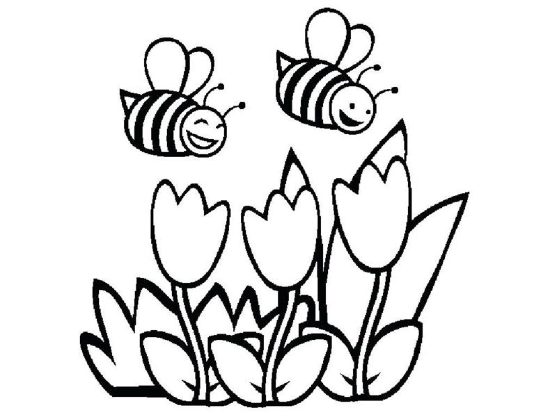 tuyen tap tranh to mau con ong cuc dep cho be 2 - Tuyển tập tranh tô màu con ong cực đẹp cho bé