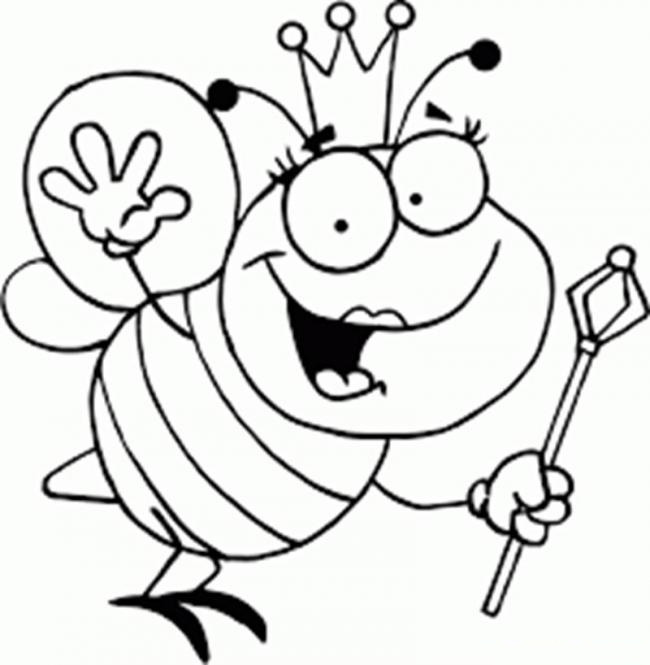 tuyen tap tranh to mau con ong cuc dep cho be 35 - Tuyển tập tranh tô màu con ong cực đẹp cho bé