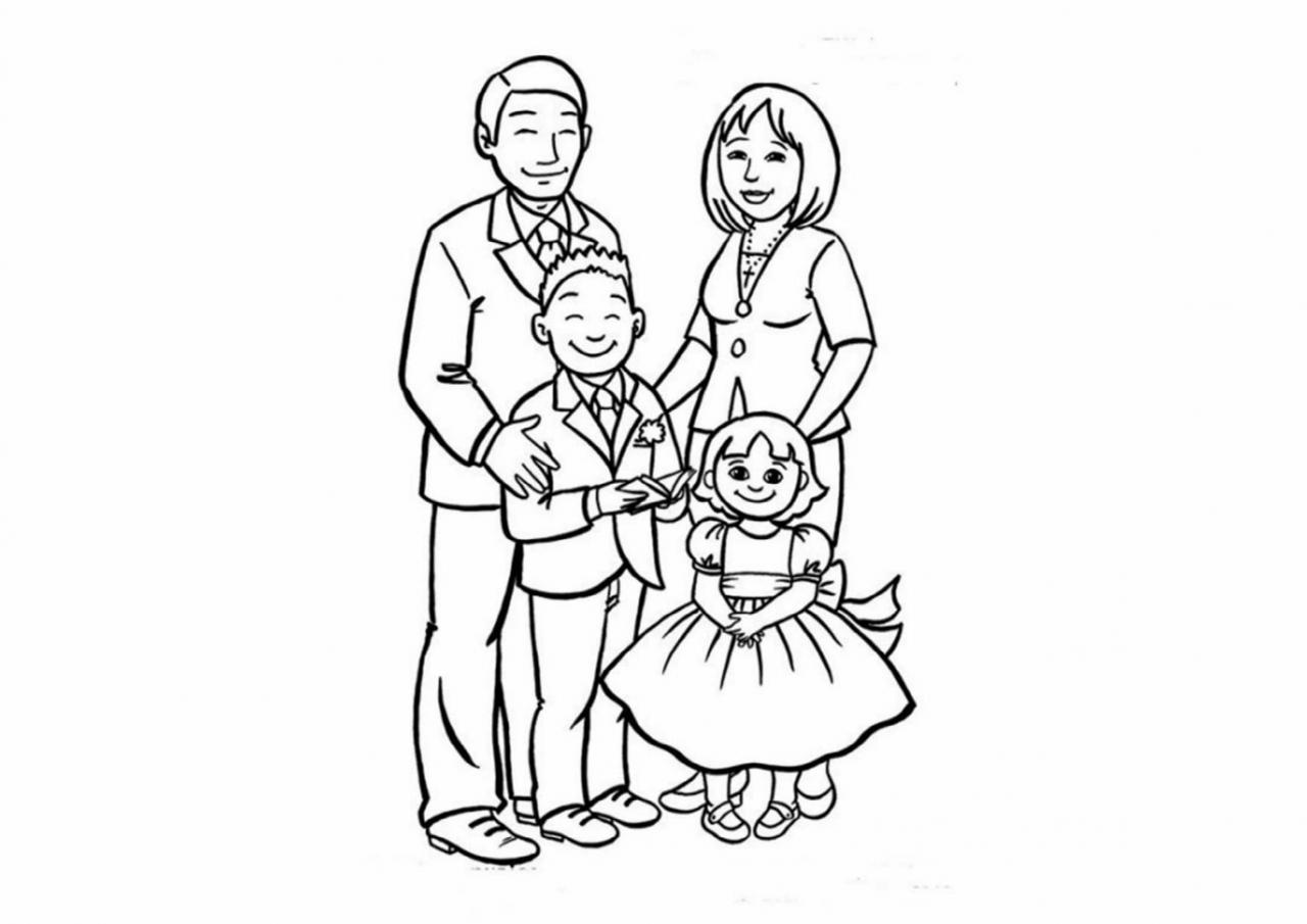 tuyen tap tranh to mau gia dinh hanh phuc tang be 42 - Tuyển tập tranh tô màu gia đình hạnh phúc tặng bé