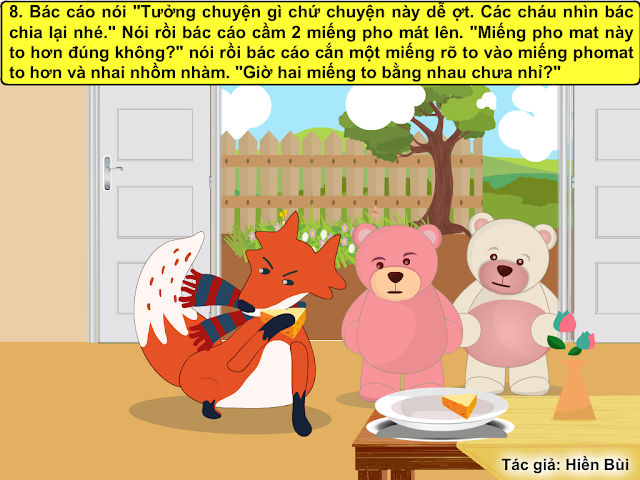 truyen tranh cho be gau con khong biet nhuong nhin 8 - Truyện tranh cho bé: Gấu con không biết nhường nhịn
