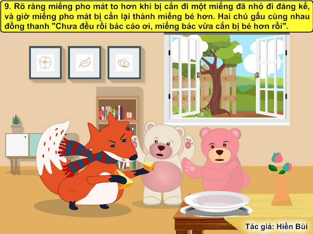 truyen tranh cho be gau con khong biet nhuong nhin 9 - Truyện tranh cho bé: Gấu con không biết nhường nhịn