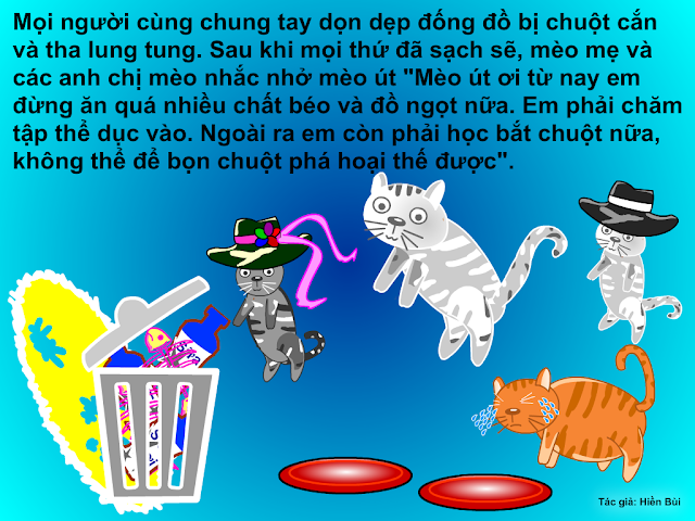 truyen tranh cho be meo con luoi bieng 20 - Truyện tranh cho bé: Mèo con lười biếng