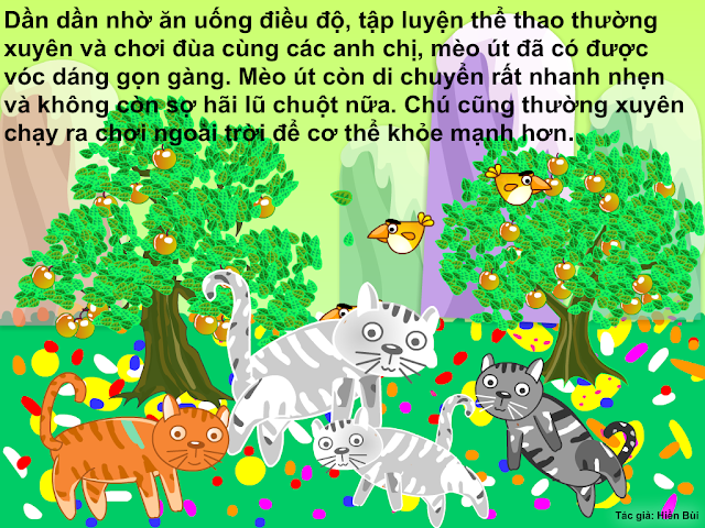truyen tranh cho be meo con luoi bieng 23 - Truyện tranh cho bé: Mèo con lười biếng